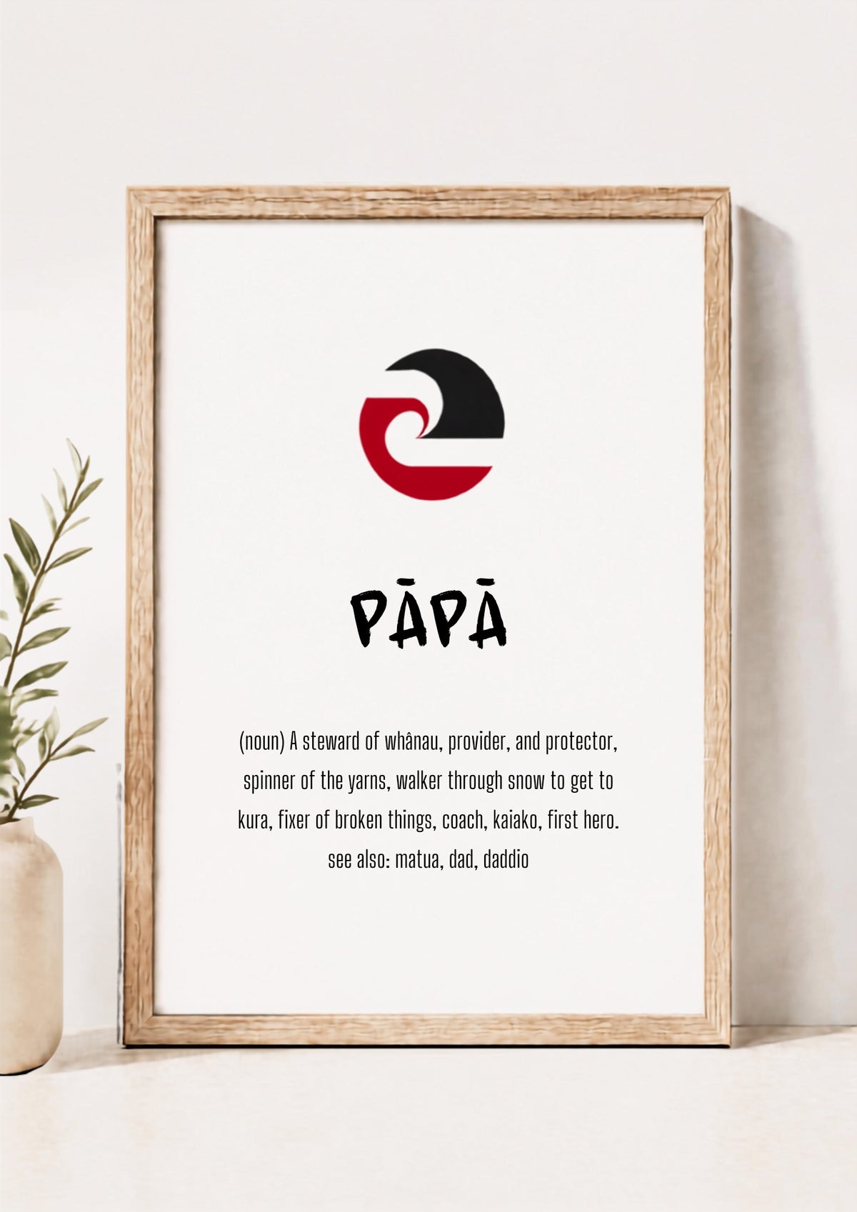 Pāpā A4 Print